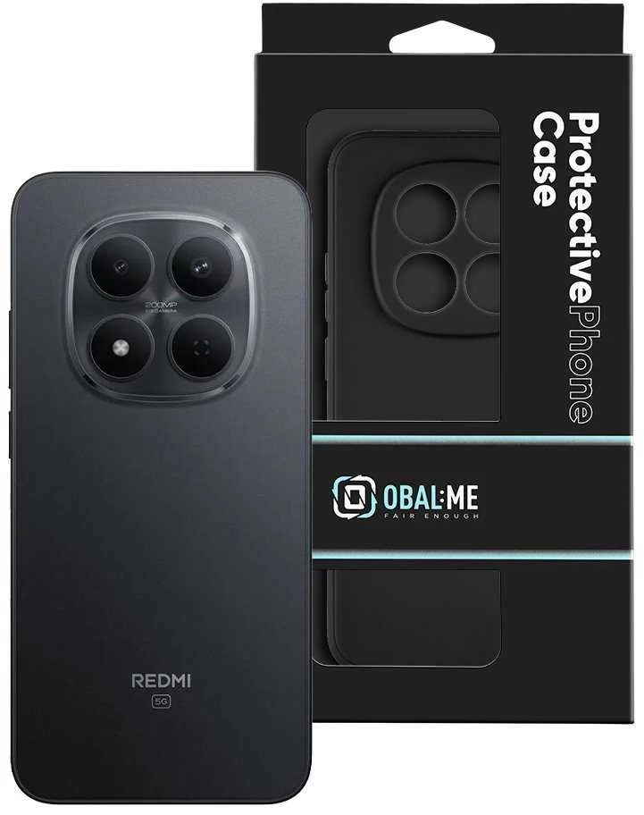 OBAL:ME Matte TPU dėklas skirtas Xiaomi Redmi Note 15 Pro 5G juodos spalvos
