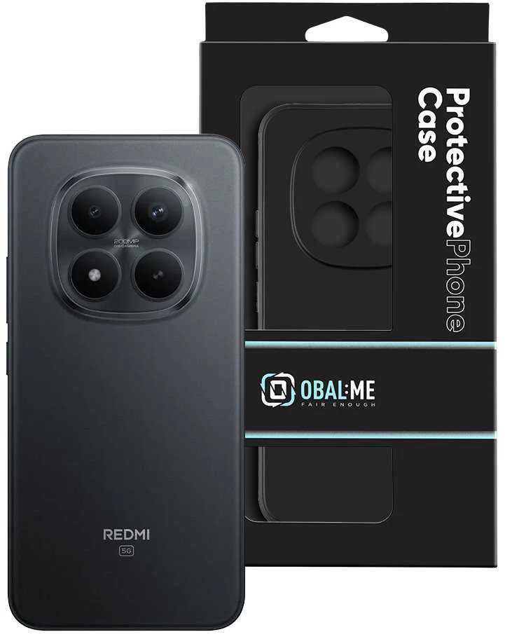 OBAL:ME Matte TPU dėklas skirtas Xiaomi Redmi Note 15 Pro+ 5G/Poco M8 Pro 5G juodos spalvos