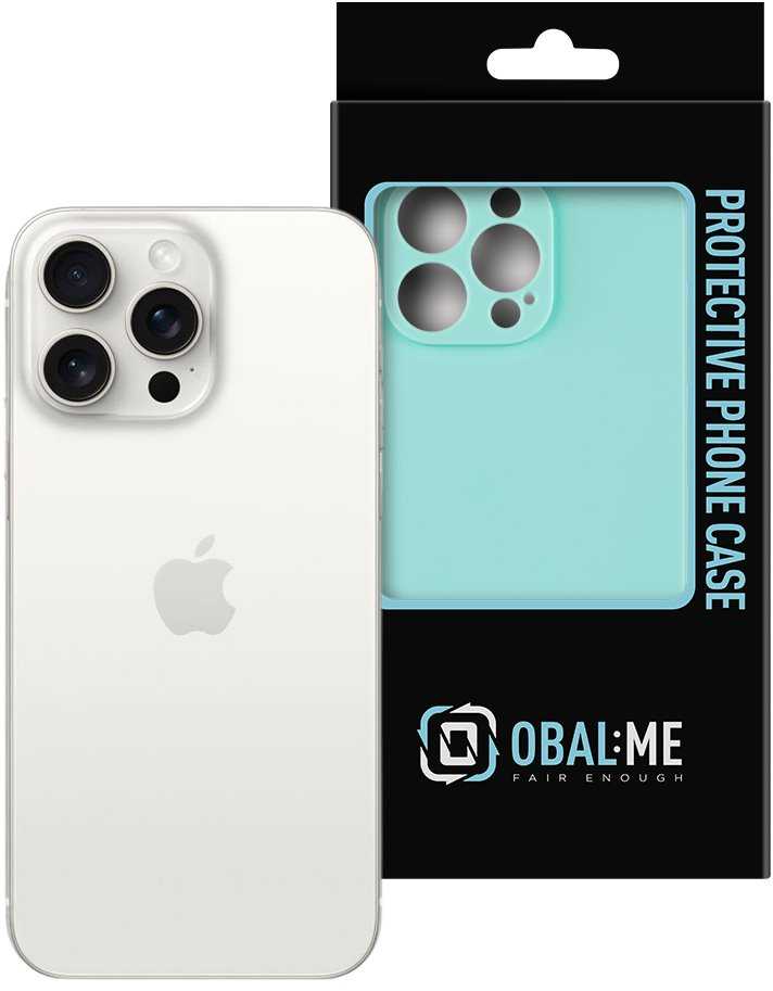 OBAL:ME Matinis TPU dėklas, skirtas Apple iPhone 15 Pro Max Turquoise