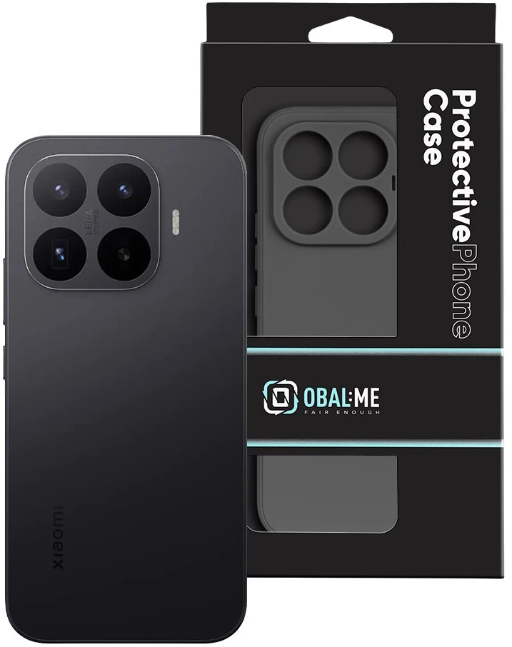 OBAL:ME Matte TPU Dėklas Xiaomi 17T juodos spalvos