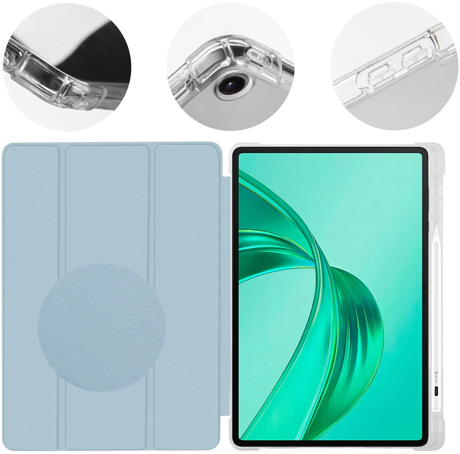 OBAL:ME MistyTab dėklas, skirtas Honor Pad x8a/x8b, šviesiai mėlynas