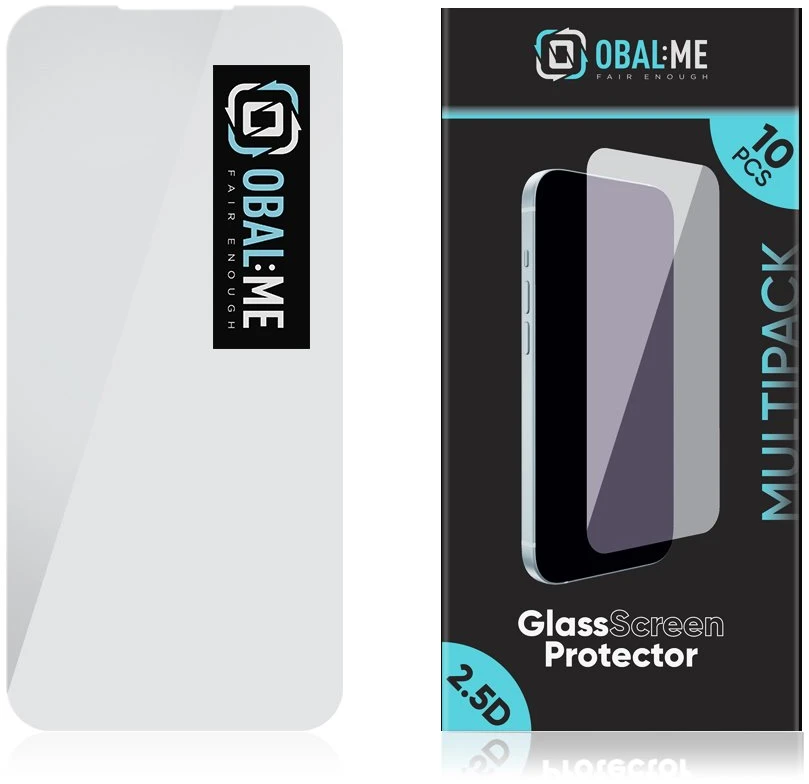 OBAL:ME „Multipack“ 2.5D stiklinė ekrano apsauga, skirta Samsung Galaxy A27 5G, skaidri (10 vnt.)