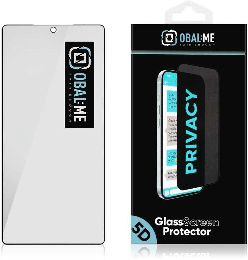 OBAL:ME Privacy 5D apsauginis stiklas skirtas Samsung Galaxy S25 Ultra Juodas