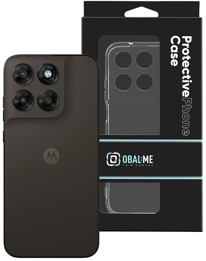 OBAL:ME TPU dėklas Motorola G77 skaidrus
