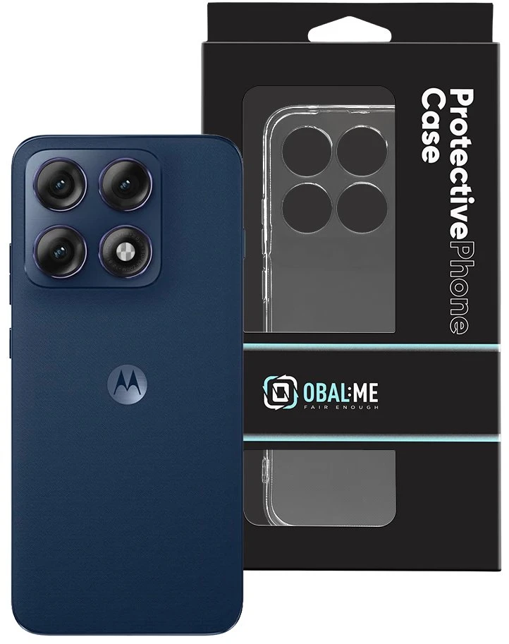OBAL:ME TPU dėklas, skirtas Motorola Edge 70 Pro, skaidrus