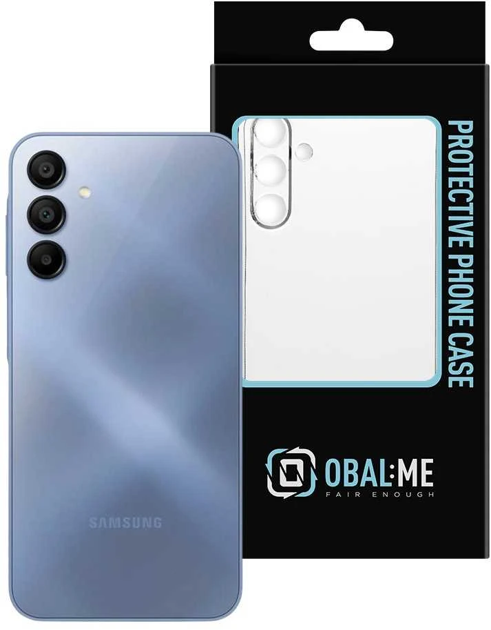 OBAL:ME TPU dėklas telefonui Samsung Galaxy A15 4G/5G skaidrus
