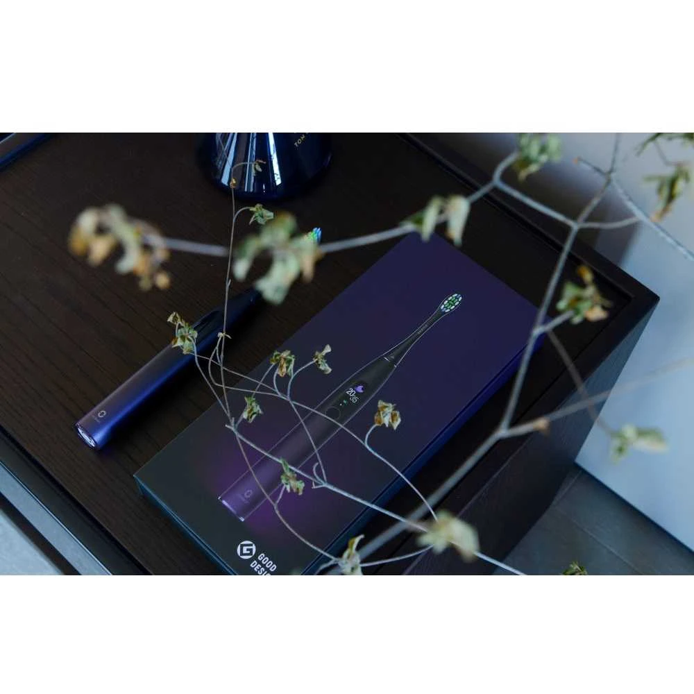Elektrinis dantų šepetėlis Oclean X Pro, violetinis (Aurora Purple)