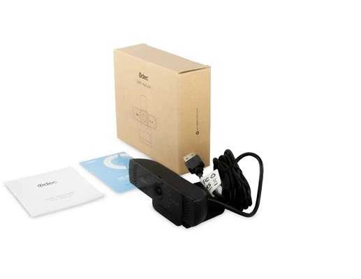 ODEC OD-WB01 Stream Series Dual-Mic Full HD internetinė kamera su 1/3" CMOS jutikliu juodos spalvos