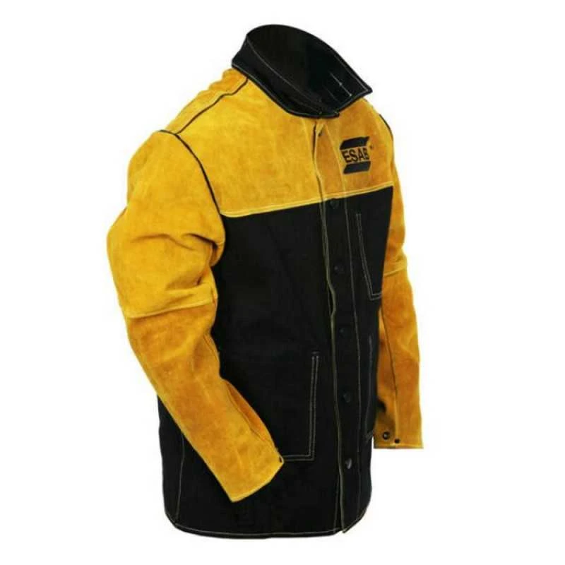 Odinis suvirintojo švarkas ESAB FR, juodas/geltonas 2XL