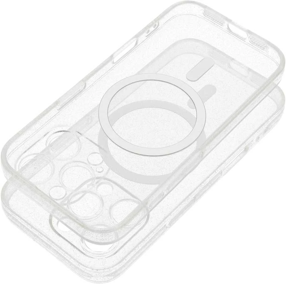 Oem CLEAR MAG COVER dėklas suderinamas su MagSafe skirtas Samsung Galaxy S25 Ultra skaidrus