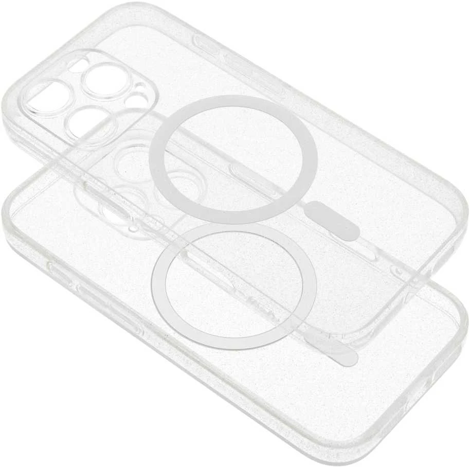 Oem CLEAR MAG COVER dėklas suderinamas su MagSafe skirtas Samsung Galaxy S25 Ultra skaidrus