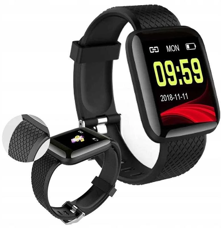 Oem Išmanioji apyrankė Smart Bracelet M116, juodos spalvos