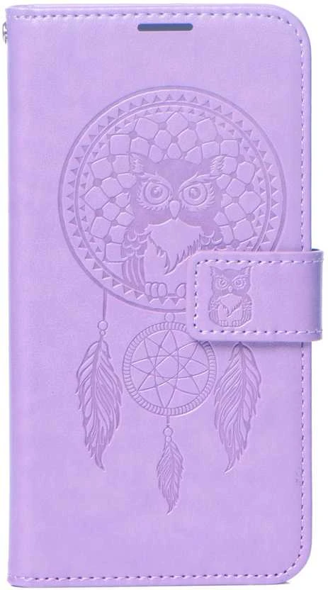 Oem MEZZO Book dėklas skirtas Samsung Galaxy A23 5G dreamcatcher violetinės spalvos