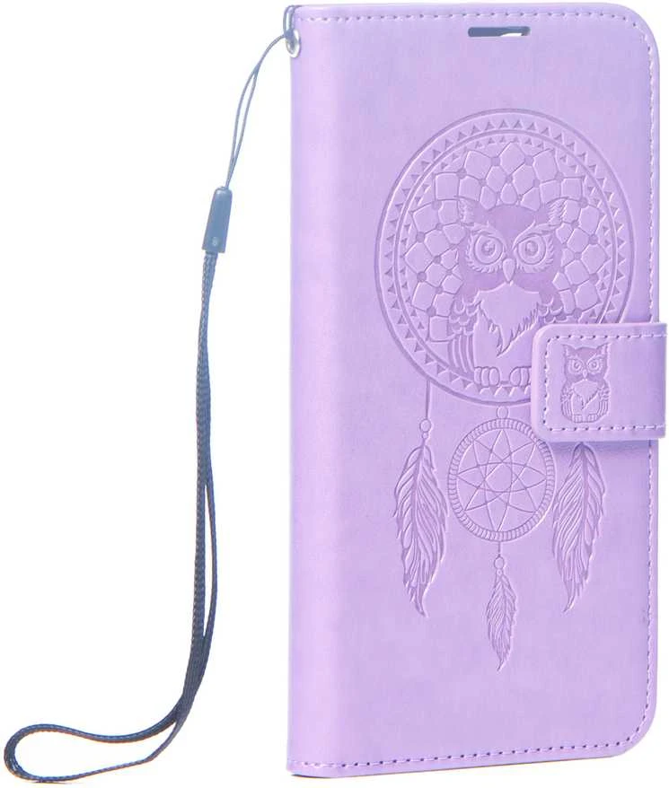 Oem MEZZO Book dėklas skirtas Samsung Galaxy A23 5G dreamcatcher violetinės spalvos
