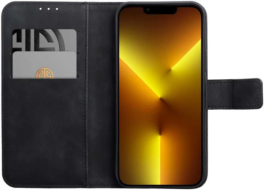 Forcell Oem TENDER Book Dėklas skirtas Xiaomi Redmi 10C juodos spalvos