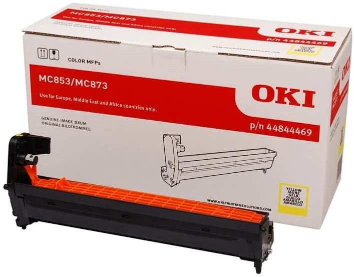 OKI MC853/873 geltonas būgnas