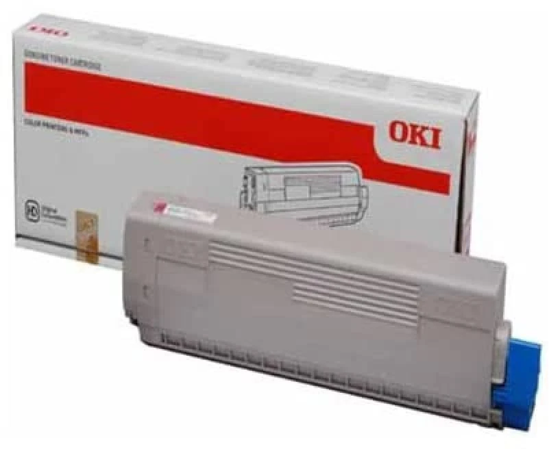 OKI C822 dažų kasetė rausvai raudona standartinė talpa 7 300 puslapių 1 pakuotė Magenta toner C822 series (7,3 K)