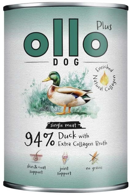 OLLO Plus Collagen Mono antiena – drėgnas ėdalas šunims – 800g