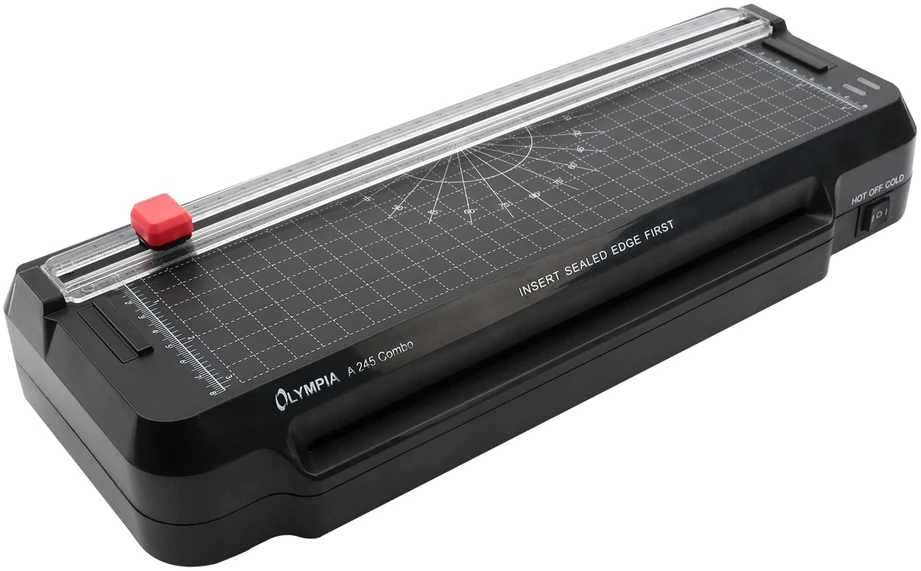 OLP Olympia A 245 Combo Šalto / karšto laminavimo įrenginys 300 mm/min Juoda