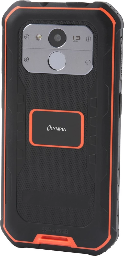 OLP Olympia TREK 14 cm (5.5″) Dviguba SIM jungtis Android 10 4G C tipo USB 3 GB 32 GB 5000 mAh Juoda, Oranžinė
