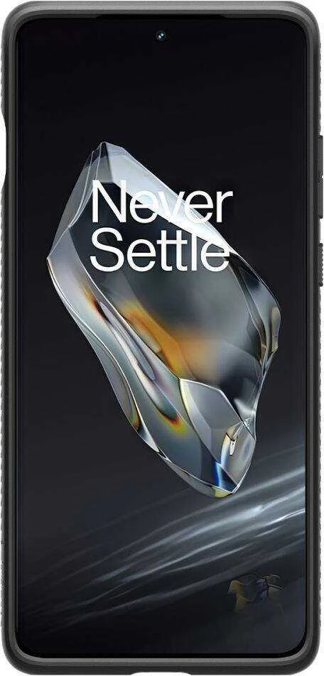 OnePlus 12 Spigen Liquid Air Matte dėklas telefonui juodos spalvos