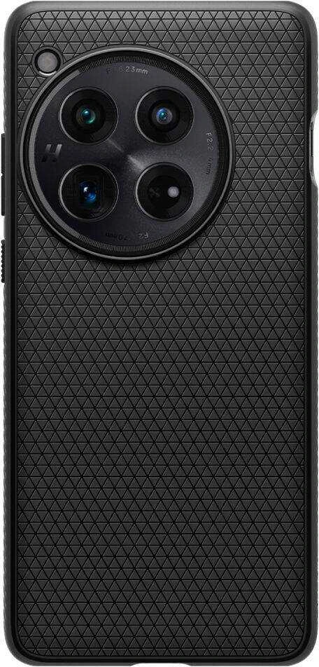 OnePlus 12 Spigen Liquid Air Matte dėklas telefonui juodos spalvos