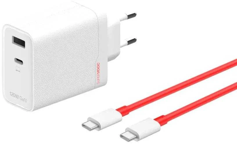 „OnePlus SUPERVOOC“ 120 W dviejų prievadų maitinimo adapteris