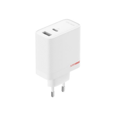 OnePlus SUPERVOOC 80W OnePlus 80W maitinimo adapteris (USB-A, USB-C)