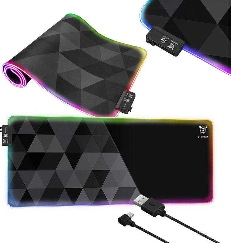 ONIKUMA MP006 RGB pelės kilimėlis (juodas)