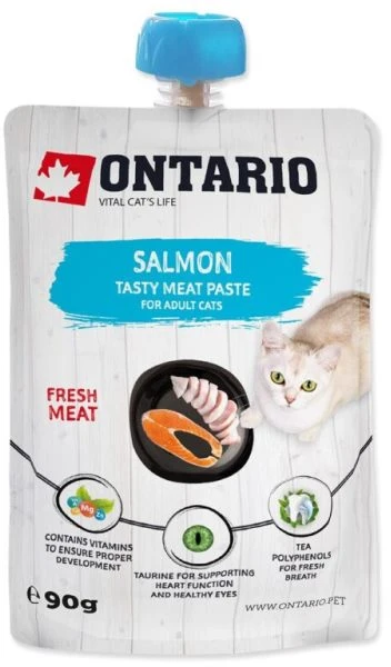 Ontario Cat lašiša Fresh Meat 90g (Pasta)