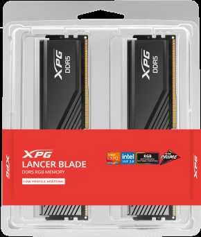RAM ADATA XPG LANCER BLADE RGB DDR5 32GB 2x16GB UDIMM 6000MHz CL 30-40-40 Juodas