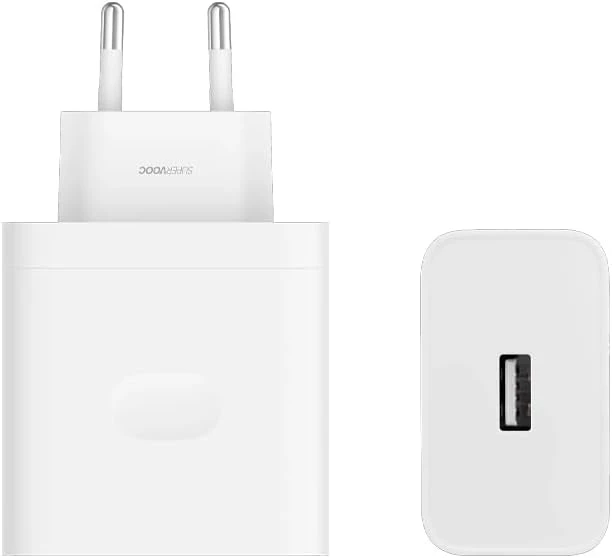 OPPO SUPERVOOC 80W adapter Baltas