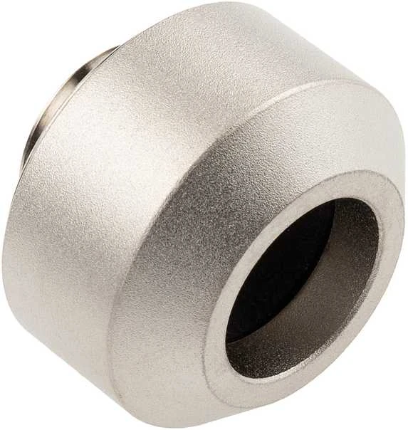 Optimus Hardtube jungiamosios detalės, 12 mm, 6 vnt. pakuotėje su įrankiu – matinio nikelio spalvos