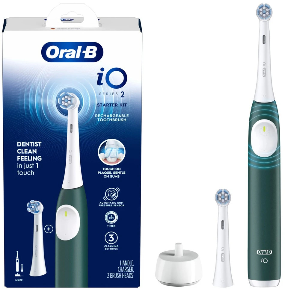 Dantų šepetėlis Oral-B iO 2 Forest Žalias + Dėklas žalia