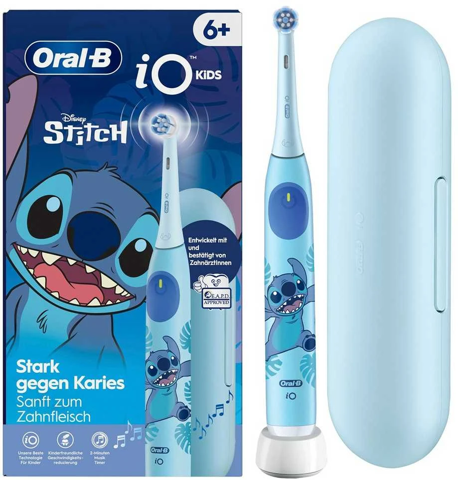 Dantų šepetėlis Oral-B iO 2 Kids 6+ Stitch + Dėklas mėlyna