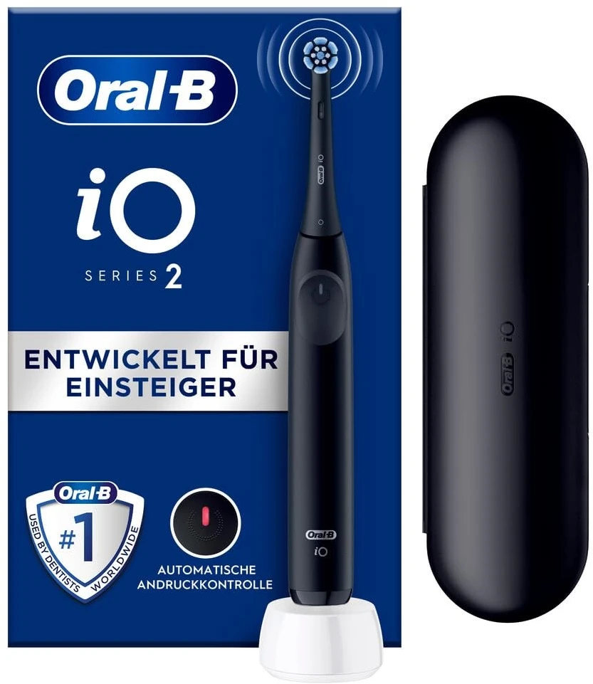 Oral-B iO SERIE 2 Suaugusiems Vibruojantis dantų šepetėlis Juoda