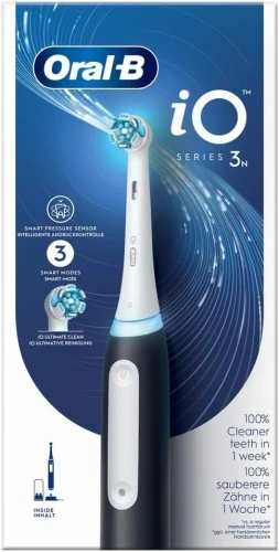Oral-B iO Series 3N Elektrinis dantų šepetėlis, Matte Juodas