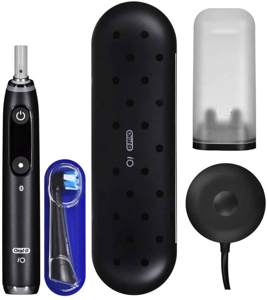 Braun Oral-B iO Series 9 Luxe Edition Juodas Onyx Dantų šepetėlis