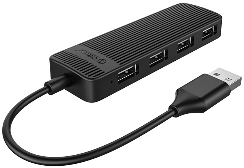 Orico FL02 USB-A Hub Docking Station 4x USB-A 2.0 – juodos spalvos