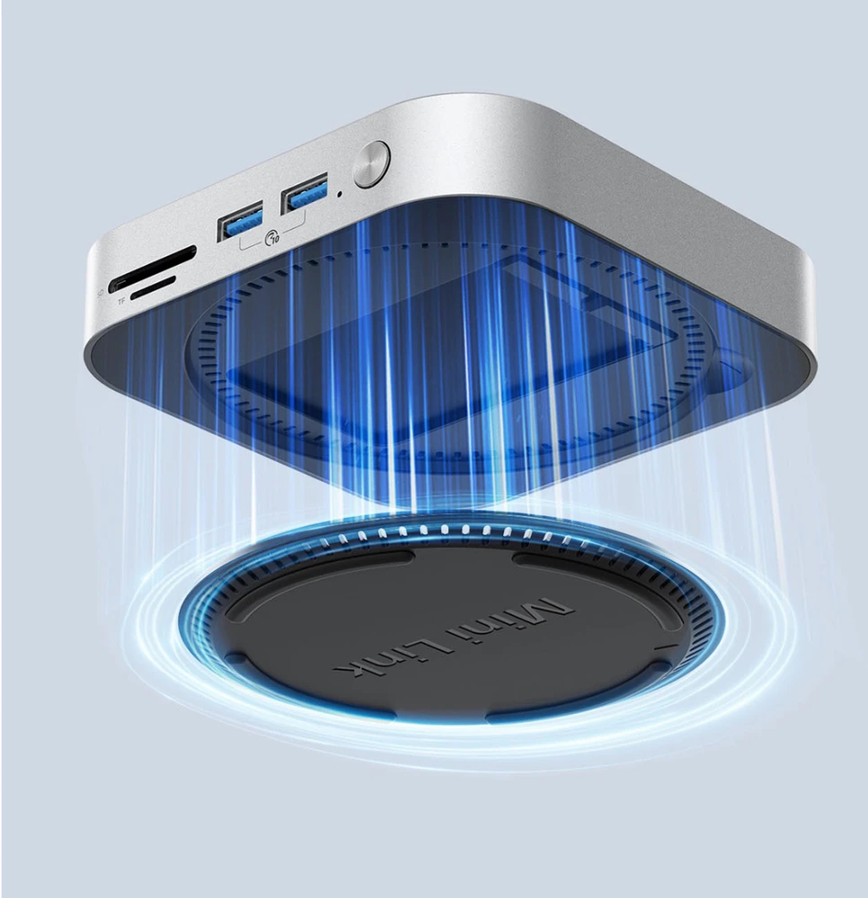 „Orico MiniLink 9-in-1“ prijungimo stotelė su M.2 SSD kietojo disko lizdu – „Sidabrinis“