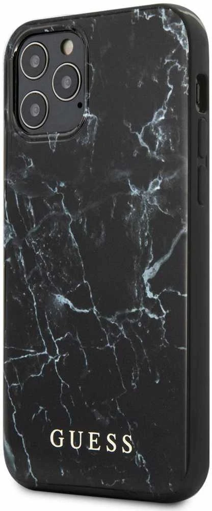 Original Apple iPhone 12 Mini 5,4" Guess GUHCP12SPCUMABK dėklas telefonui juodos spalvos