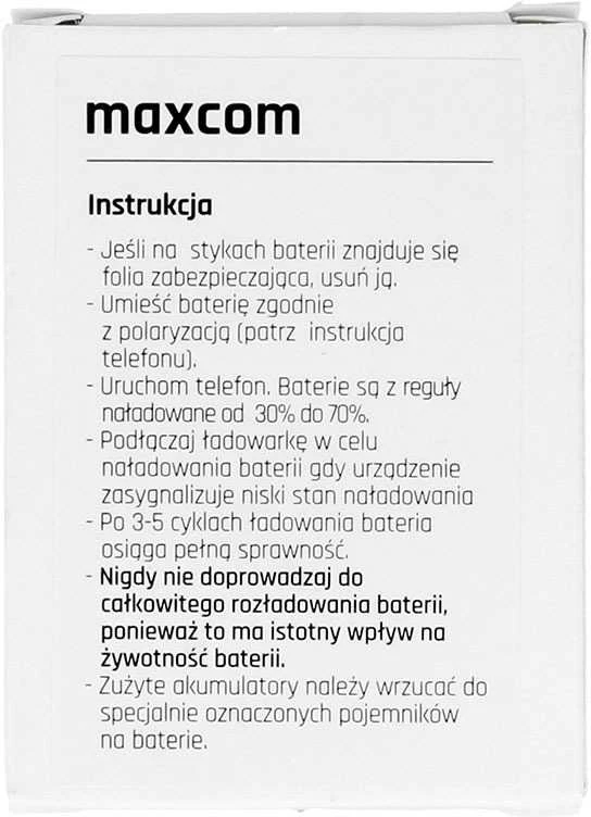 Originali Maxcom MM720/MM721 baterija – 800 mAh (masinis)
