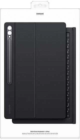 Samsung Galaxy Tab S10 Ultra/S9 Ultra Book Cover Klaviatūra Slim Juodas