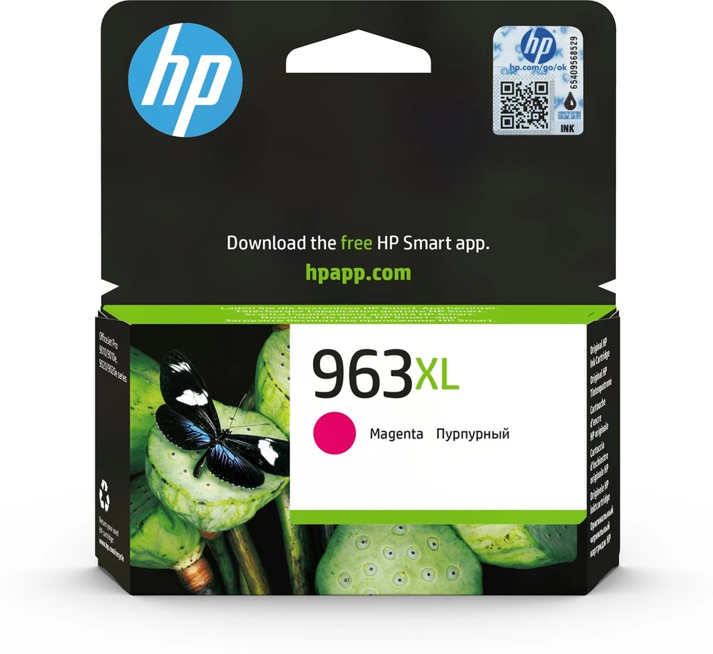 Hewlett Packard (HP) HP 963XL (3JA28AE) Rašalinė kasetė, Purpurinė