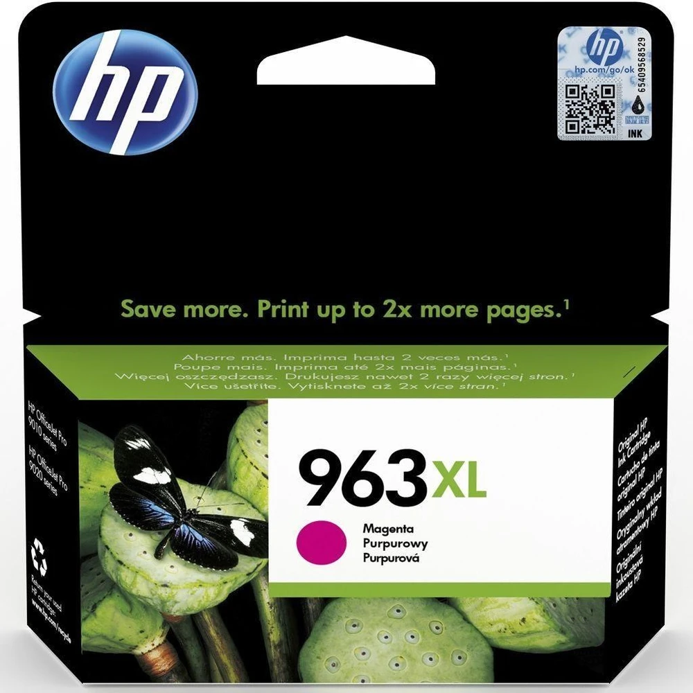 Hewlett Packard (HP) HP 963XL (3JA28AE) Rašalinė kasetė, Purpurinė