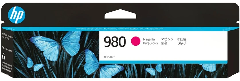 Hewlett Packard (HP) Originali HP 980 Magenta rašalo kasetė