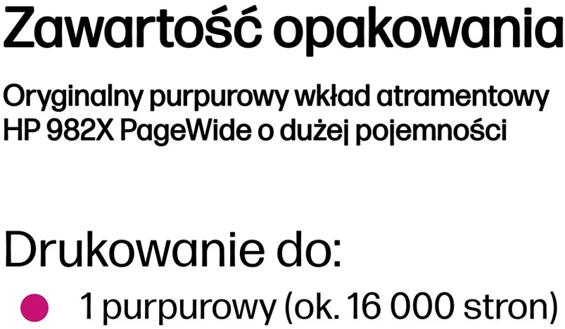 Hewlett Packard (HP) Rašalo Kasetė - HP 982X Didelės Talpos Magenta
