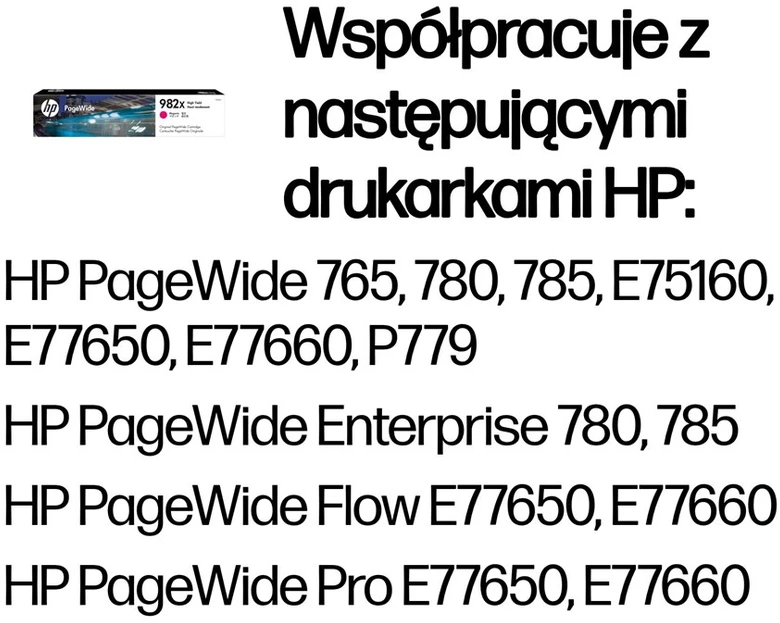 Hewlett Packard (HP) Rašalo Kasetė - HP 982X Didelės Talpos Magenta