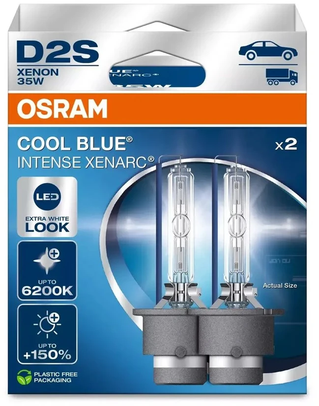 Osram lemputė (2 vnt. rinkinys) D2S 85V 35W Cool Mėlyna NextGen
