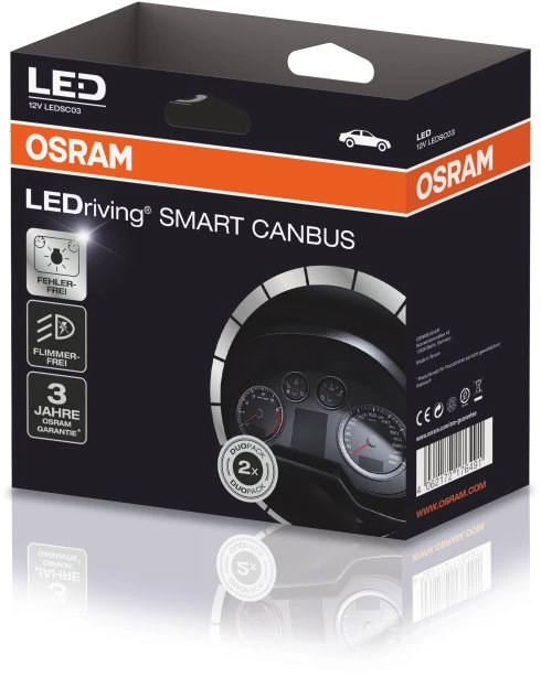 "OSRAM Ledriving Smart Canbus" neapibrėžta jungtis LEDSC03-1-2HFB